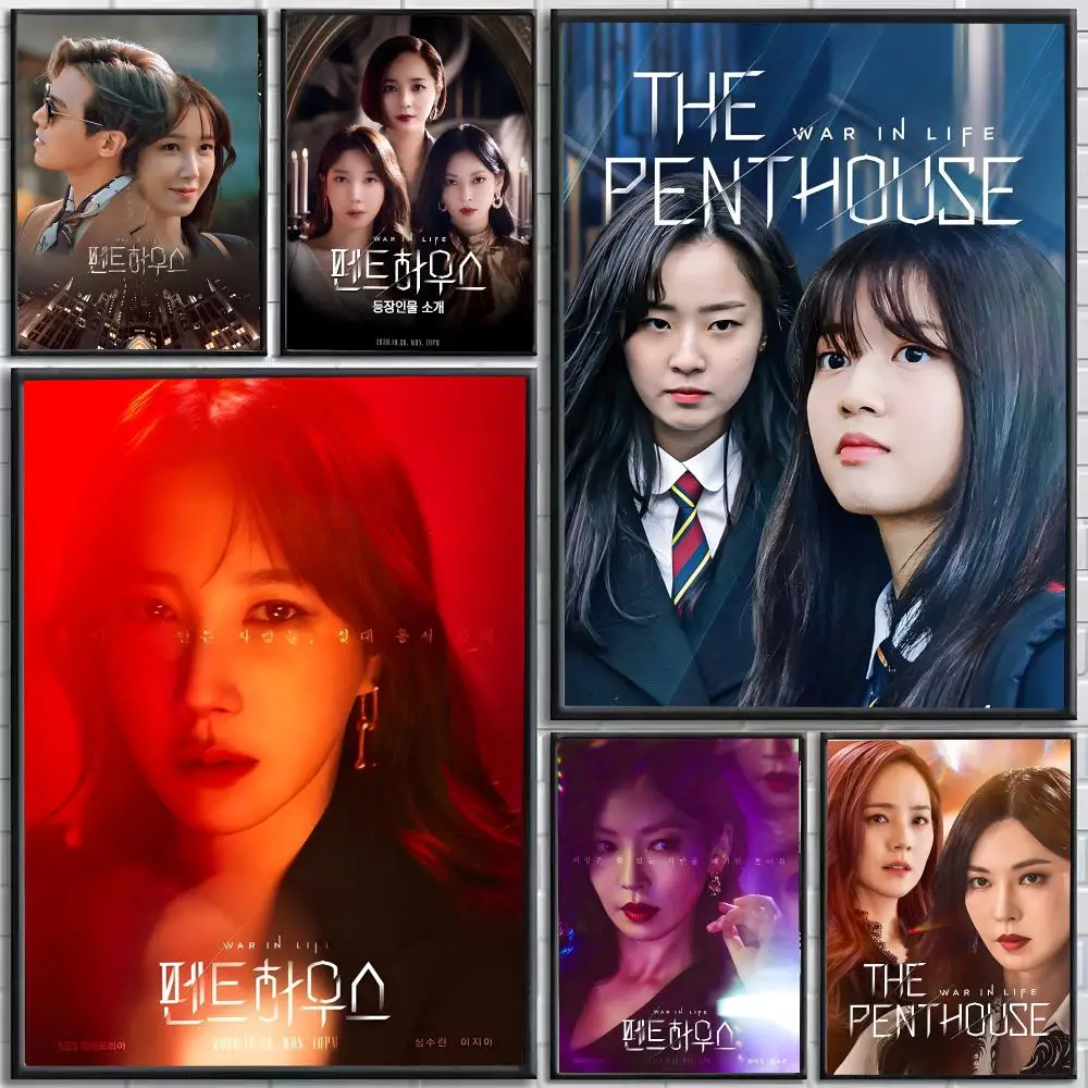 TV The Penthouse Poster Self-Adhesive HD Mural Wall Decals, Living Room Bedroom Home Decor Gift