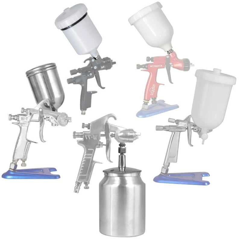 sMaster 1PC Spray Paint Pot Airbrush Tank Spray Gun Cup Plastic/Aluminum Sprayer Cup Spray Gun Replacement Pot