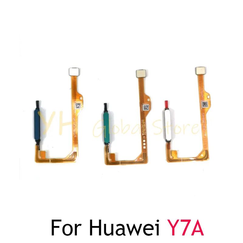 For Huawei Y7A / P smart 2021 / Enjoy 20 SE Fingerprint Reader Touch ID Sensor Return Key Home Button Flex Cable Repair Parts