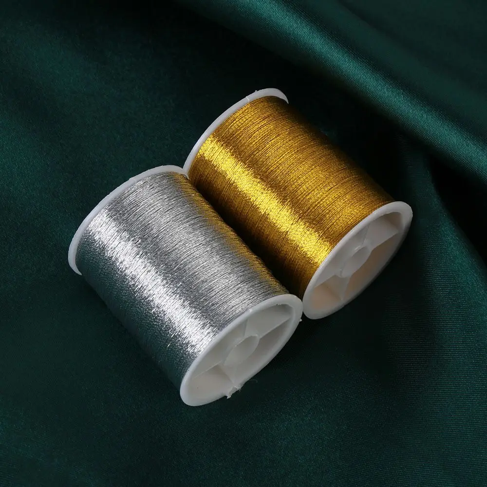 100 metres New Handmade Crafts Sewing Machine gold wire Cross Stitch Embroidery Thread