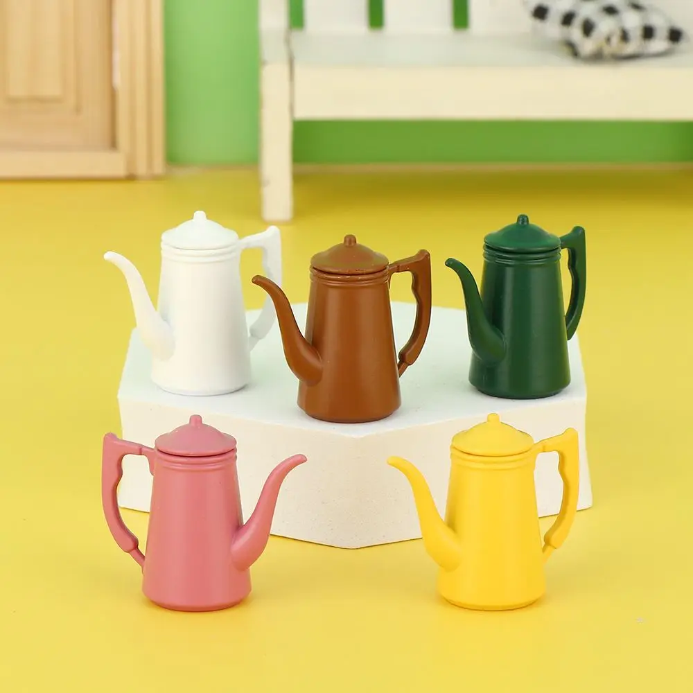 Gift Kitchen Toy Scene Model Mini Watering Pot Miniature Teapot Dollhouse Kettle Dolls House Furniture