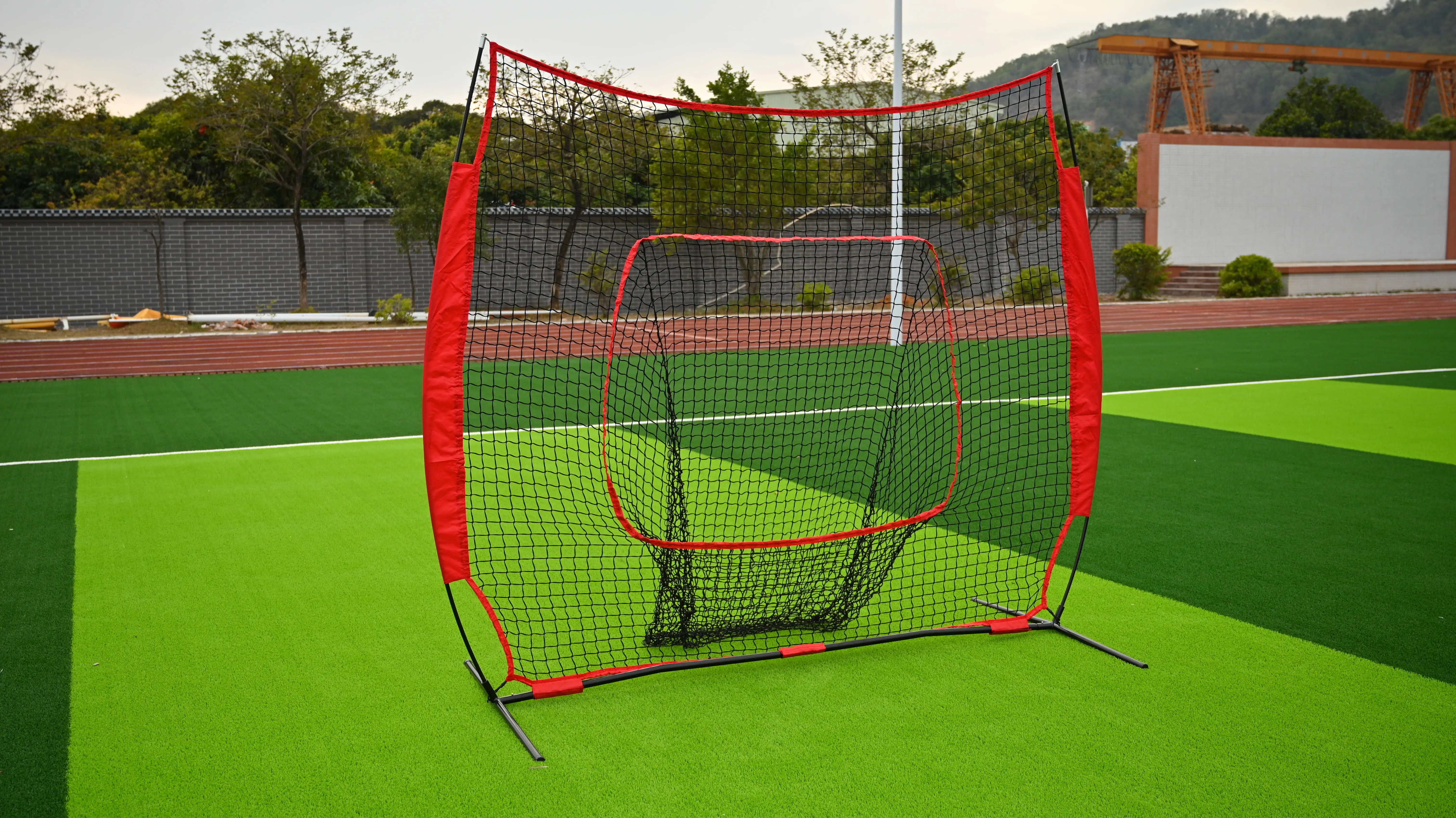Baseball & Softball Practice Net 7ft*7ft Baseball Hitting Pitching Batting Training Net with Carry Bag
