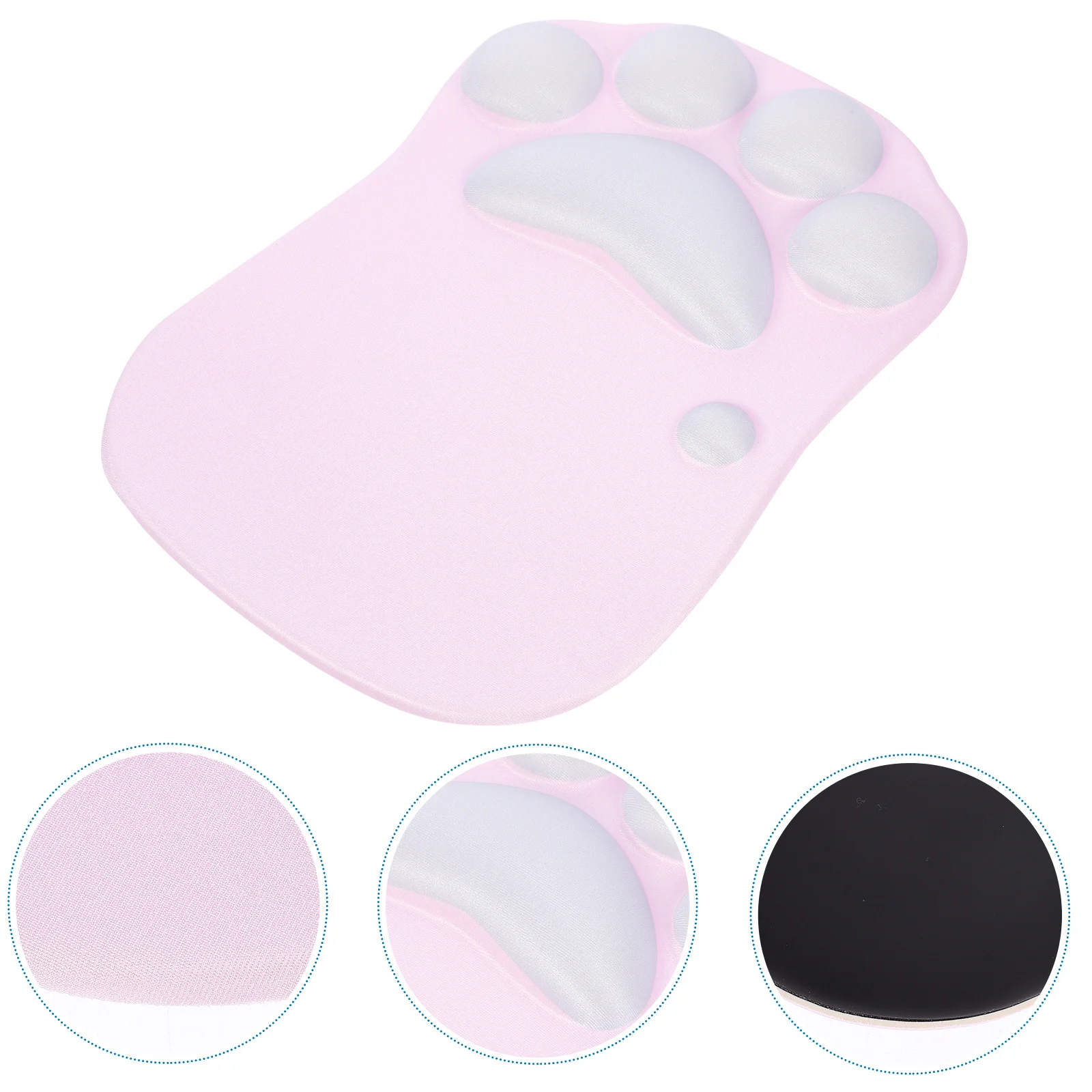 

Cat Paw Mousepad Wrist Support Silicone Ergonomic Wrist Rest Mouse Pad Computer Office Laptop Anti Slip Ergonomic Mouse Pad