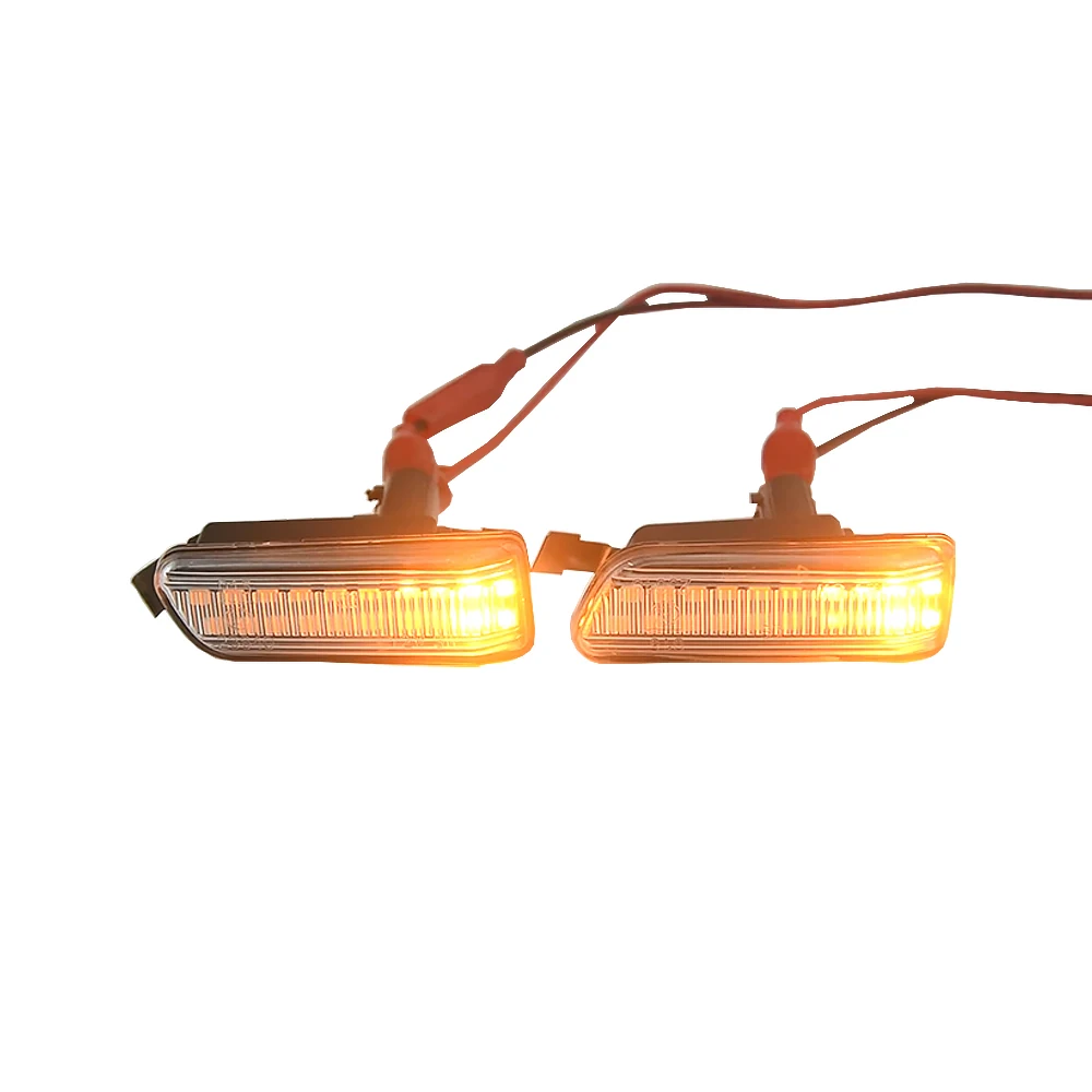 

For Audi A8 A8L S8 mk2 (D3/4E) Quattro 2pcs LED Dynamic Side Marker Lights Turn Signal Lamps Smoked Amber Canbus Car Accessories