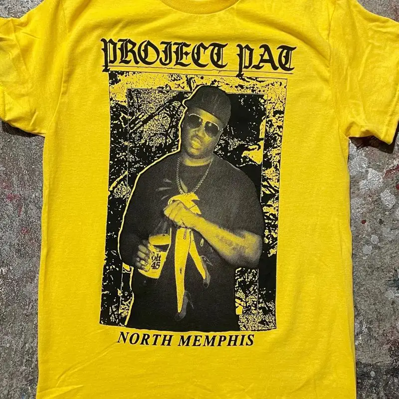 

Project Pat Rap Memphis Vtg T Shirt Yellow Short Sleeve All Sizes S 5Xl