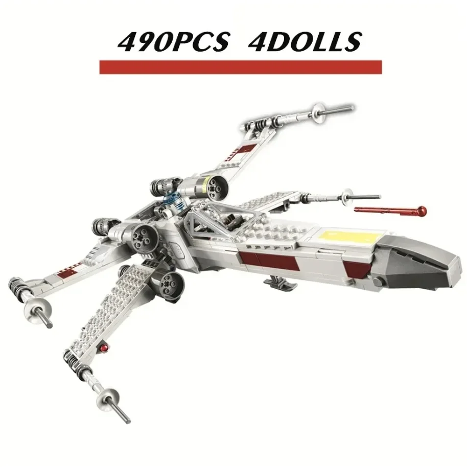 Blocs de construction de chasseur x-wing, nouveau programme spatial, ensemble de jouets pour enfants, compatible avec 2024, 75301
