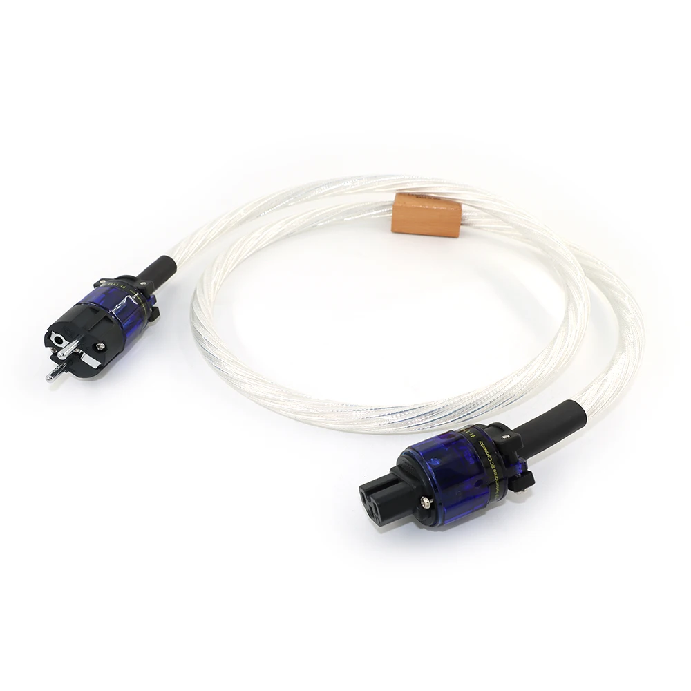 High Quality Nordost Odin Sterling 7N  silver Plated Power Cable  With FURUTECH EU/US/UK Power Plug