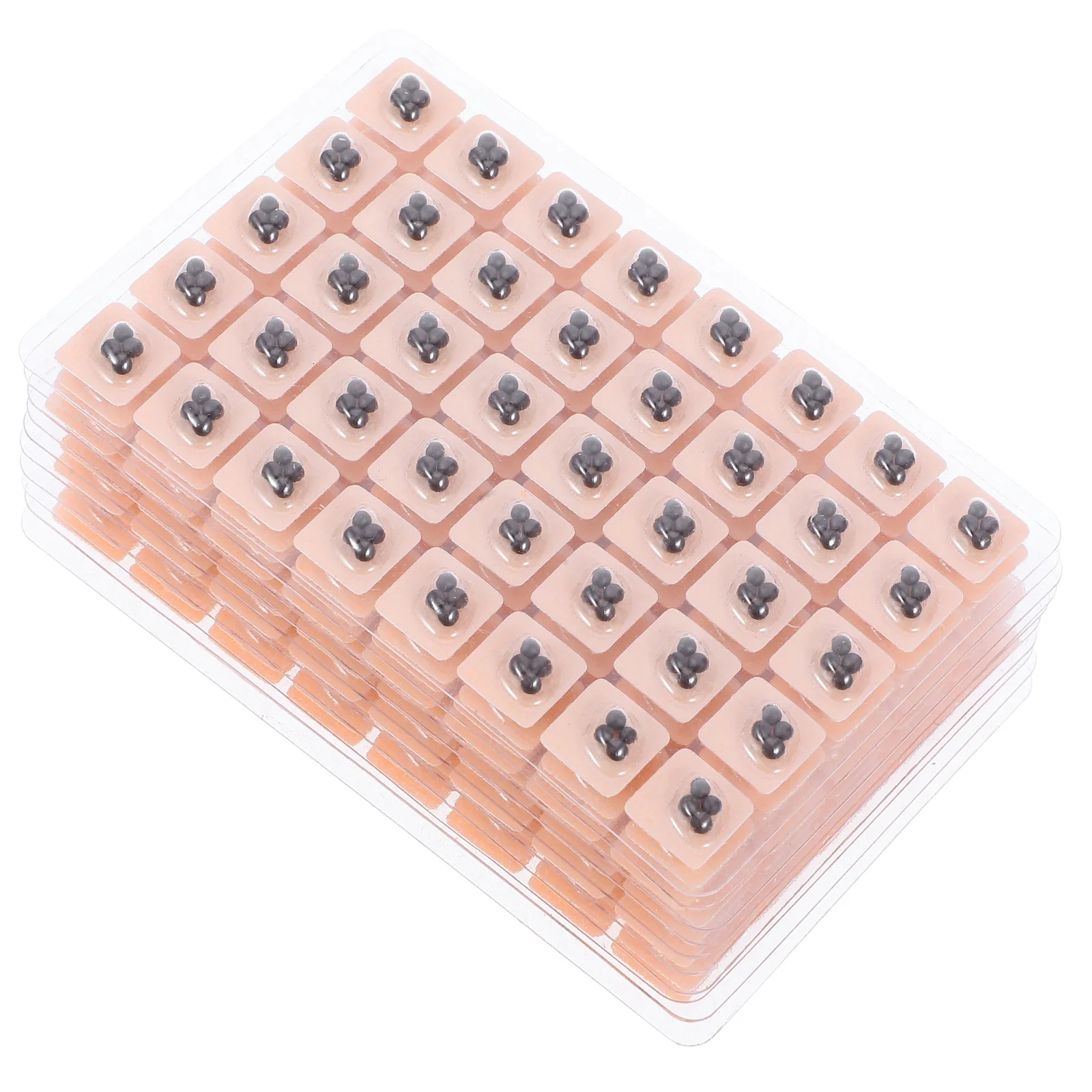 

400 Pcs Ear Beans Acupressure Tools Simulate Patches Non Woven Therapy Stickers Care Disposable Treatment