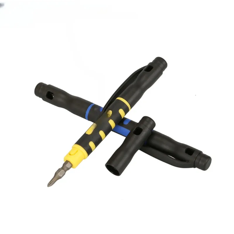 Multi-Purpose Screwdriver Four-in-One Screw Screwdriver Portable S2 Removal Pen Tool Cross Word Converter Screwdriver