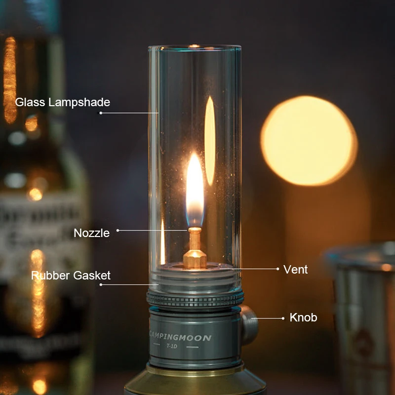 Portable Gas Light Camping Candle Lantern Tent Lantern for Outdoor Hiking Backpacking Picnic Fishing 2024