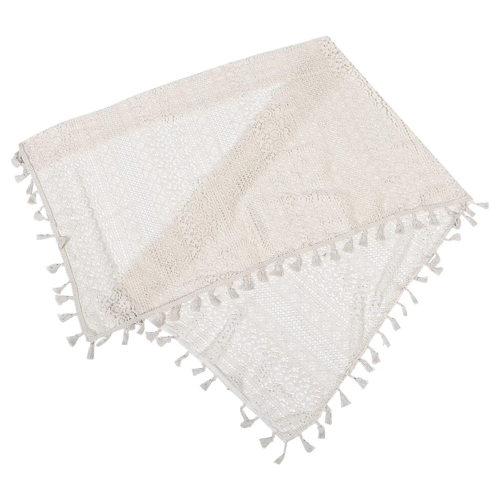 

Lace Crochet Valance Kitchen Short Sheer Curtain Hollow Tassel Rustic Farmhouse Window Valance Kitchen Curtains Valances