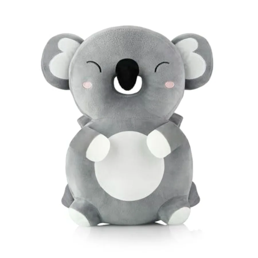 

PandaEar Baby Head Protection Backpack Toddler Walking Head Protector Adjustable Head Protector Pad Safety Cushion Koala Grey