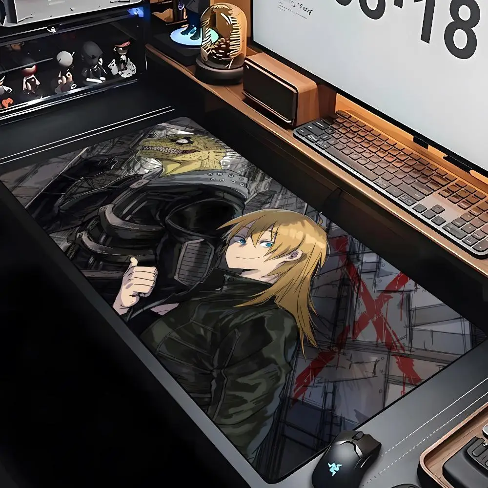 Anime Dorohedoro Mouse Pad XXL Gamer Gaming PC Computer Otaku Locking Edge DIY Customized Photo Laptop Notebook Desk Mat