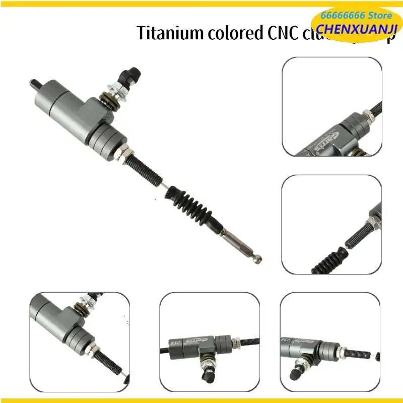 

Motorcycle Hydraulic Hand Clutch Piston Master Cylinder Rod System Universal For Honda Yamaha Suzuki Motocross