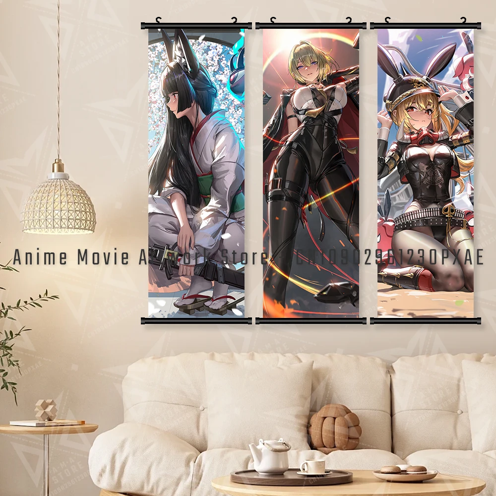 Zenless Zone zéro jeu figurines décor à la maison imprime peinture photos mur Art HD Kawaii toile affiche chevet fond sans cadre