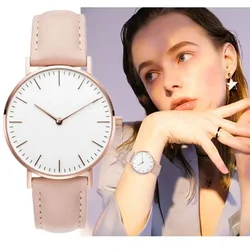 2024 New in Watch for Women Simple White Ladies Wristwatches Casual Large Dial Women's Watch Female on Hand Clock Montre Femme