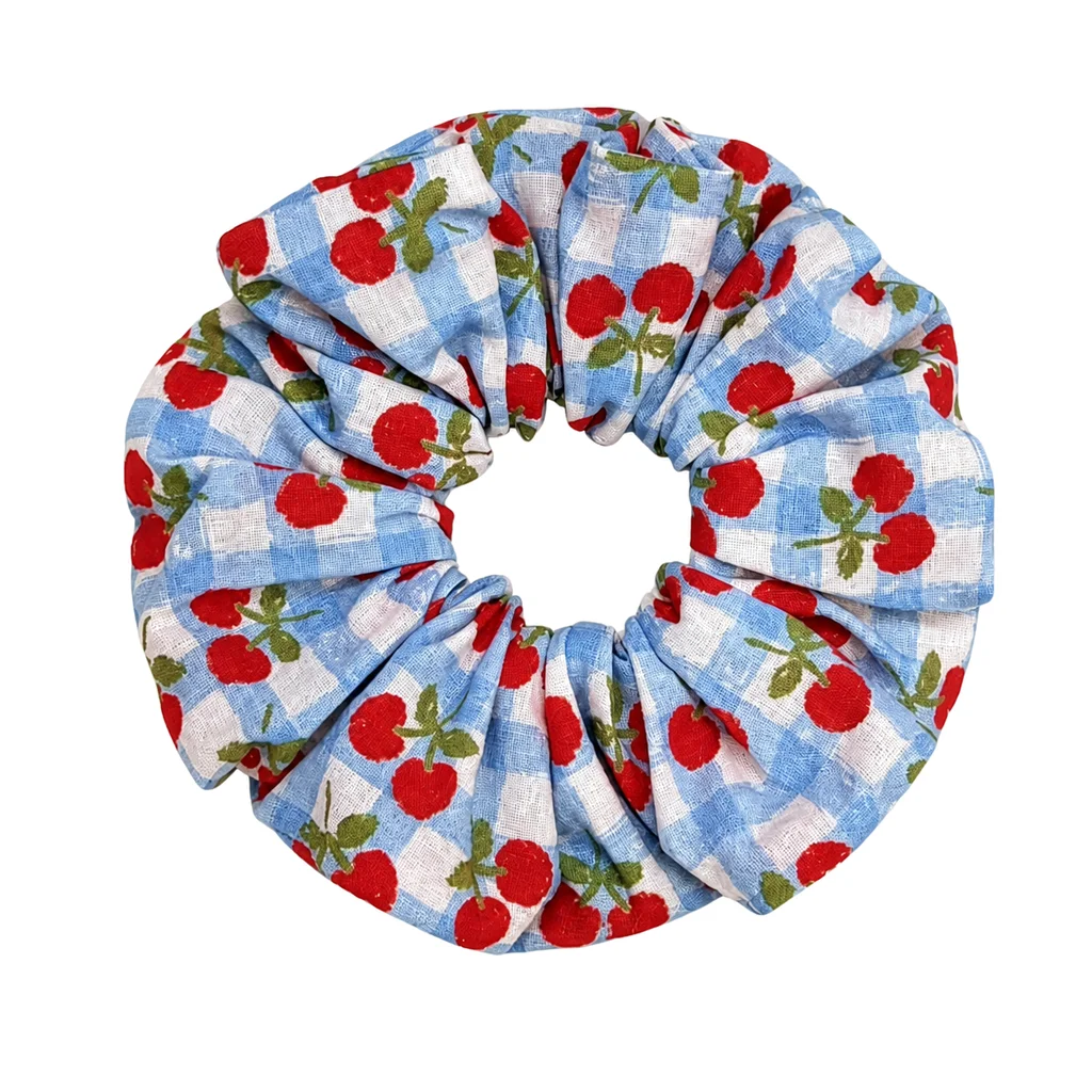 handmade-pattern-single-layer-scrunchie-handmade-elastic-hair-tie-for-ponytail-and-bun-soft-gathered-hair