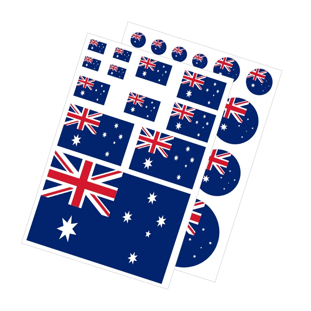 

Various Australian Flag Styling Sticker Graphics I Love Australia Country Decor Decal Vinyl Window Body Cover Auto Accessories