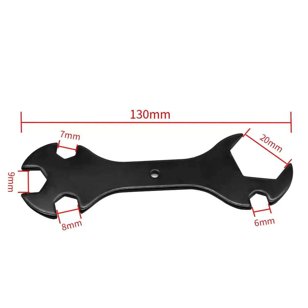 drukarkę 3D narzędzie do dyszy 5w1 nakrętka śrubowa klucz wielofunkcyjny 6/7/8/9/20mm do dysz K1C mini klucz gardzielowy, narzędzie do bloku grzałki