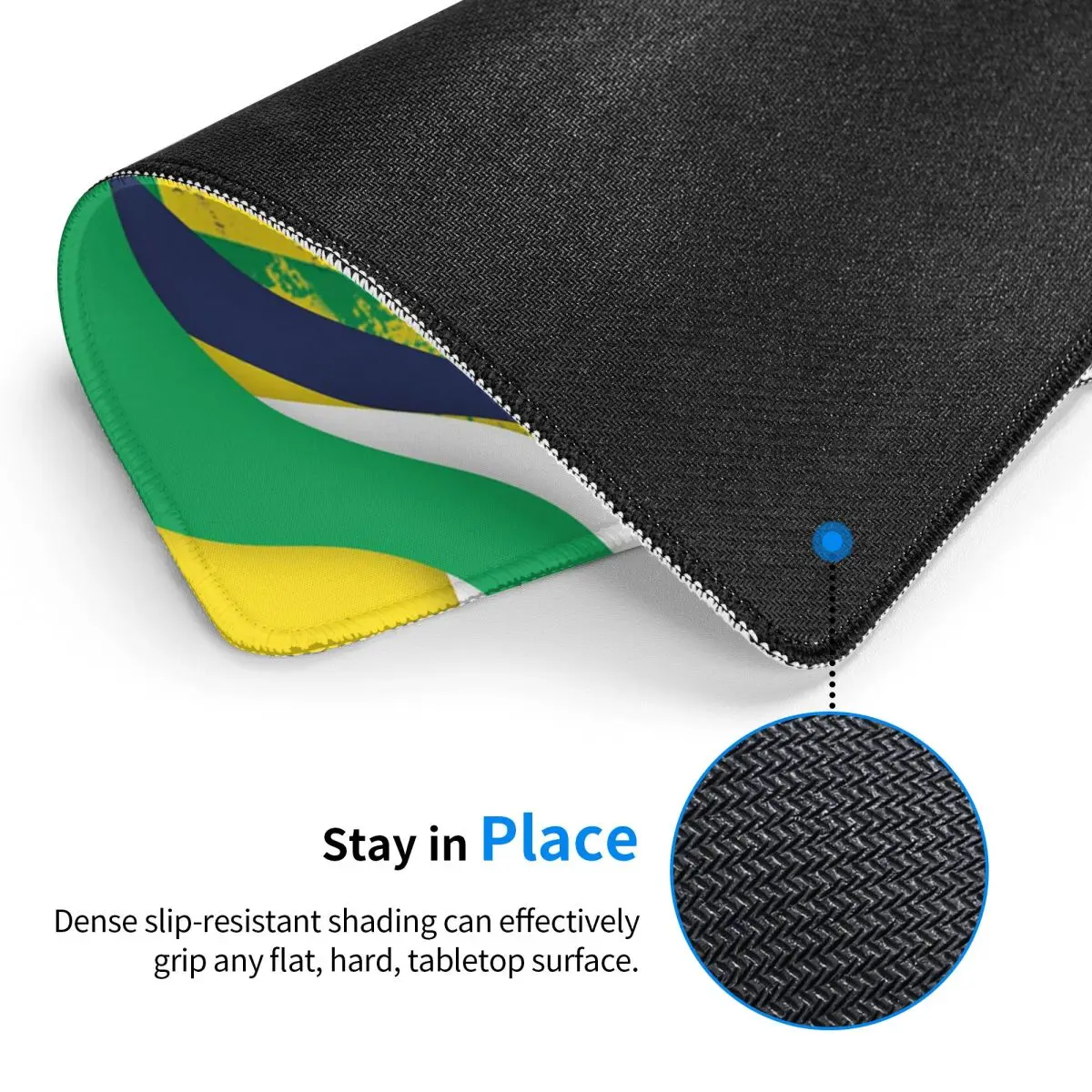 Brazilian Flag Brazil (18) Mouse Pad Computer Keyboard Mouse Mat Gamer Laptop Desk Mat Office Accessories Table Mats