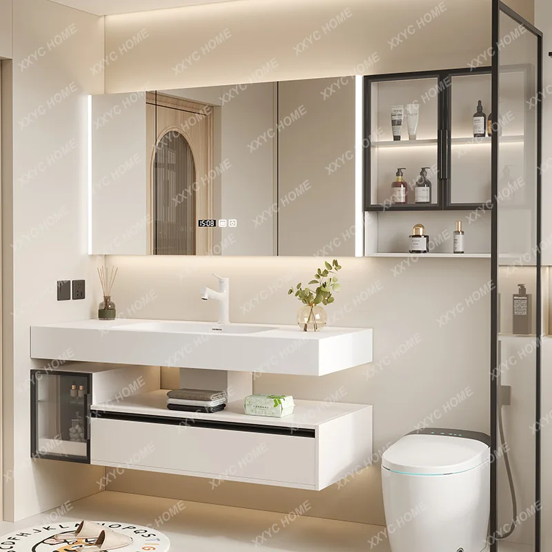 Basin Bathroom Cabinet Bathroom Combination Washbasin Washstand Wall Cupboard