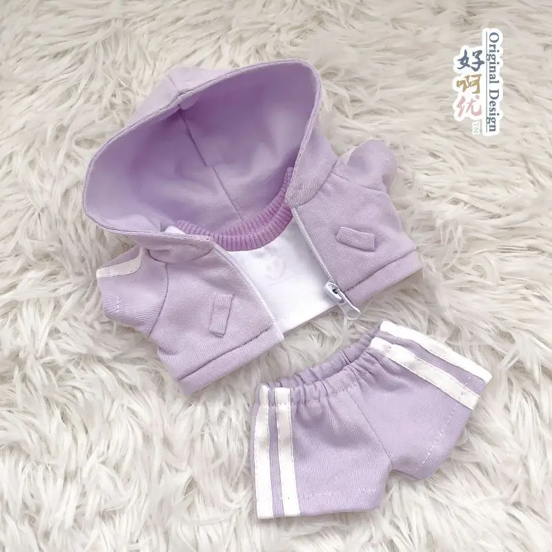 Cotton doll clothes are suitable for cotton dolls of 10/15/20 cm size. They are part of the sports series three-piece set. view 6