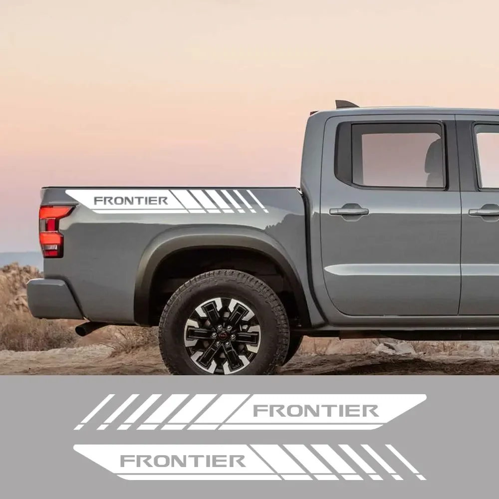 For Nissan Frontier NP300 Pickup Rear Trunk Side Decals Car Stickers Truck Graphic Vinyl Decor Cover Auto Exterior Accessories