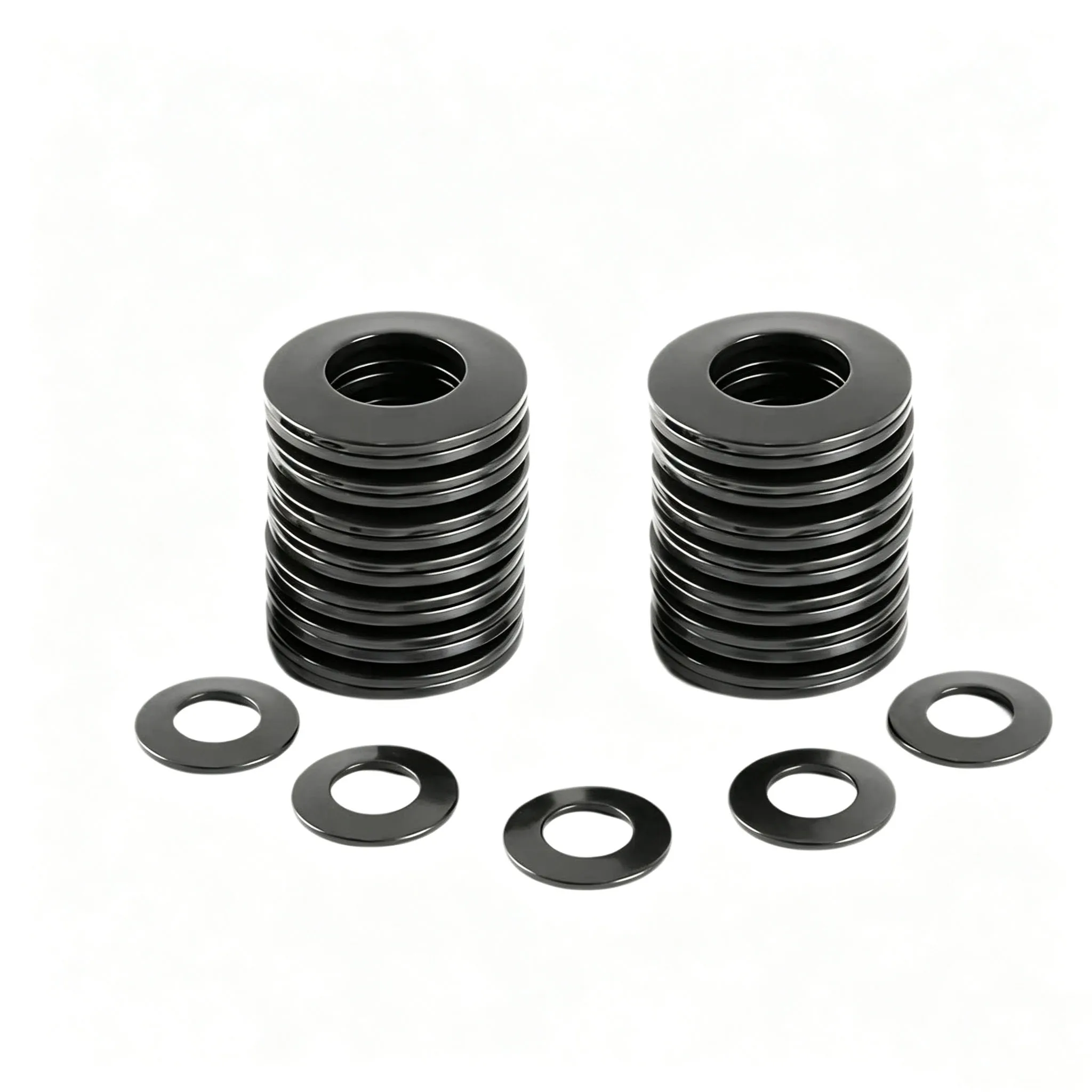 DIN2093 Conical Disc Spring Gasket 50CrVA Black Compression Belleville Spring Washer Outer Dia 8‑50mm Industrial Hardware