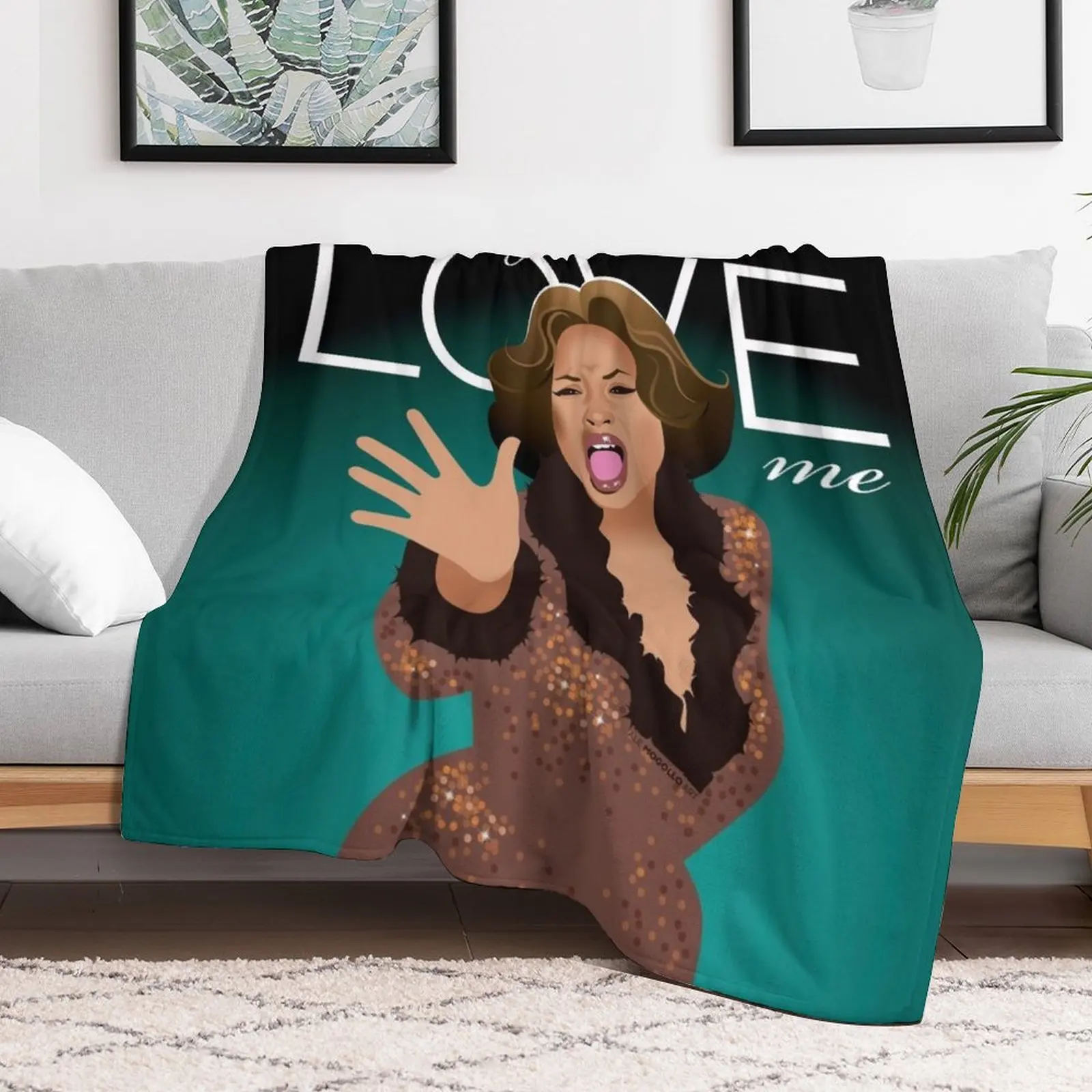 

Love me! Throw Blanket blankets and throws decorative Blankets Sofas Of Decoration Blankets