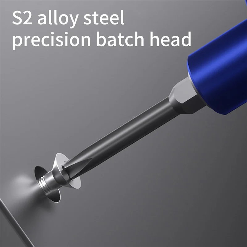 

B17B ES240 Electric Screwdriver With 24Pcs A2 Alloy Steel Bits LED Lighting For Computer For Phone Dismantling Repair Tools Kit