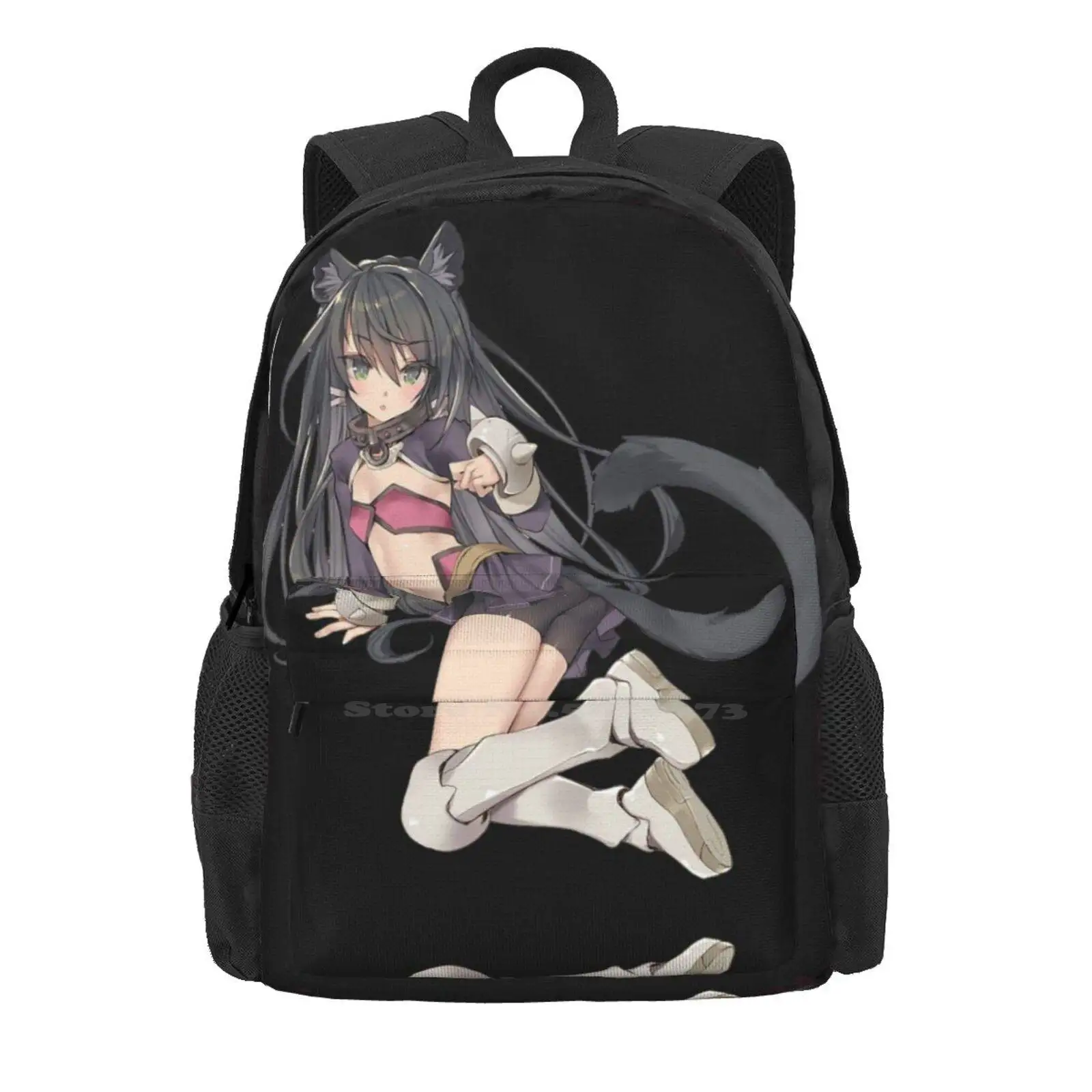 Rem Galleu Large Capacity School Backpack Laptop Bags Rem Galleu Isekai Maou To Shoukan Shoujo No Dorei Majutsu How Not To