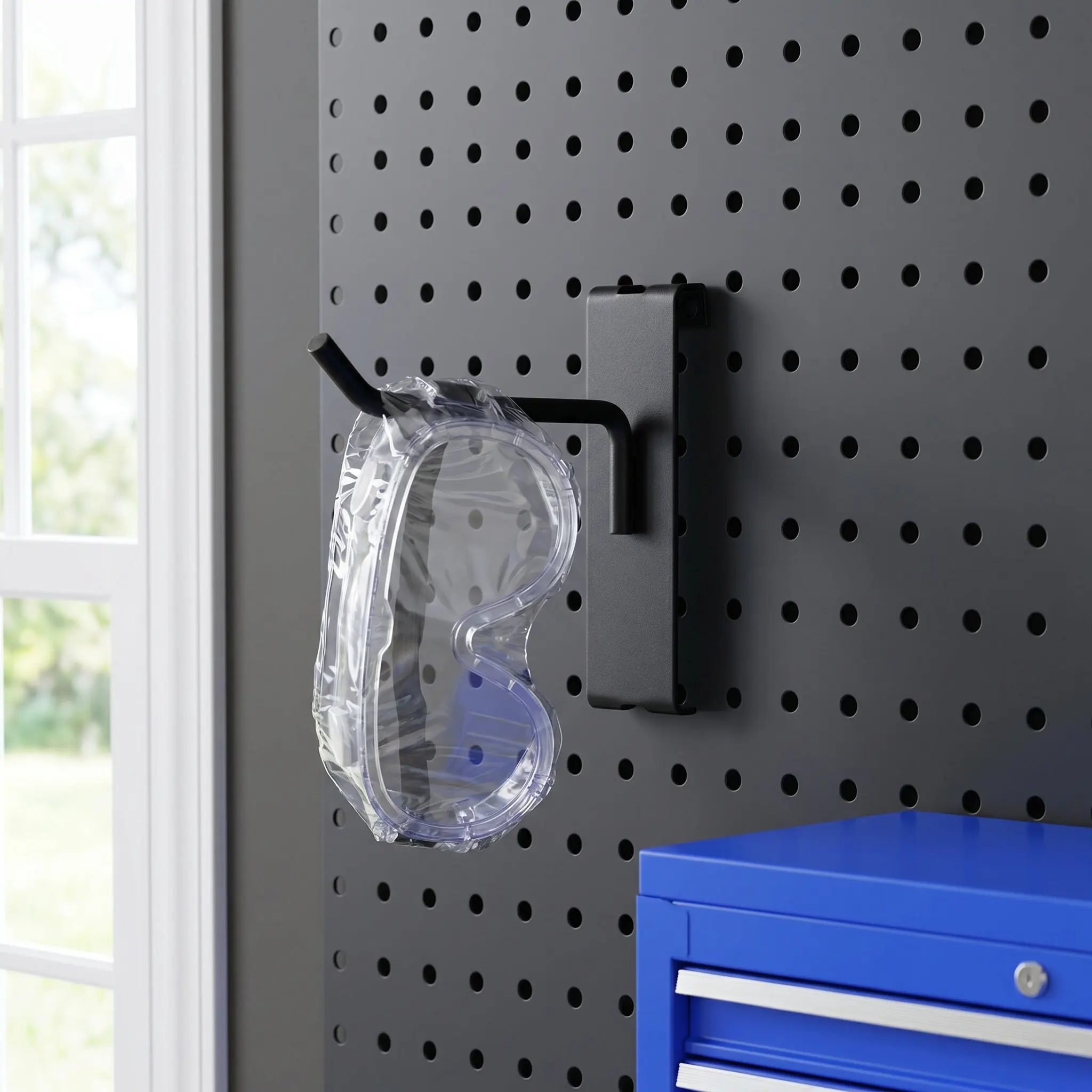 Metal Grid Wall Hooks 10 Pack Heavy Duty 4 Inch Black Display Hangers for Retail Kitchen Home Storage