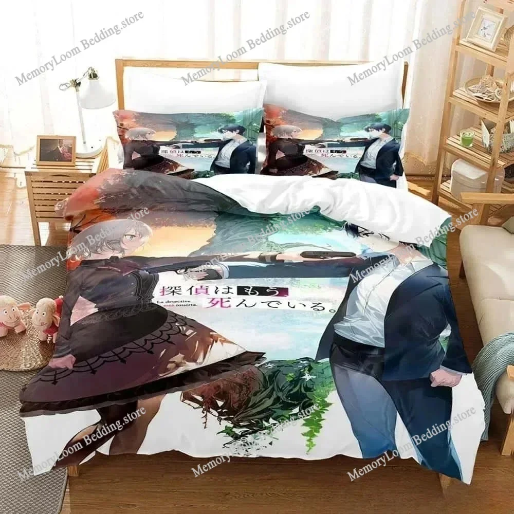 New Anime The Detective Is Already Dead Bedding Set Single Twin Full Queen King Size Bed Set Adult Kid Bedroom Duvet cover Sets