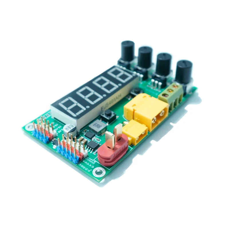 1PCS 4CH Independent Servo Debugger Input 2-14S PWM Signal Output Adajustable Steering Gear Testing Module for RC Boat