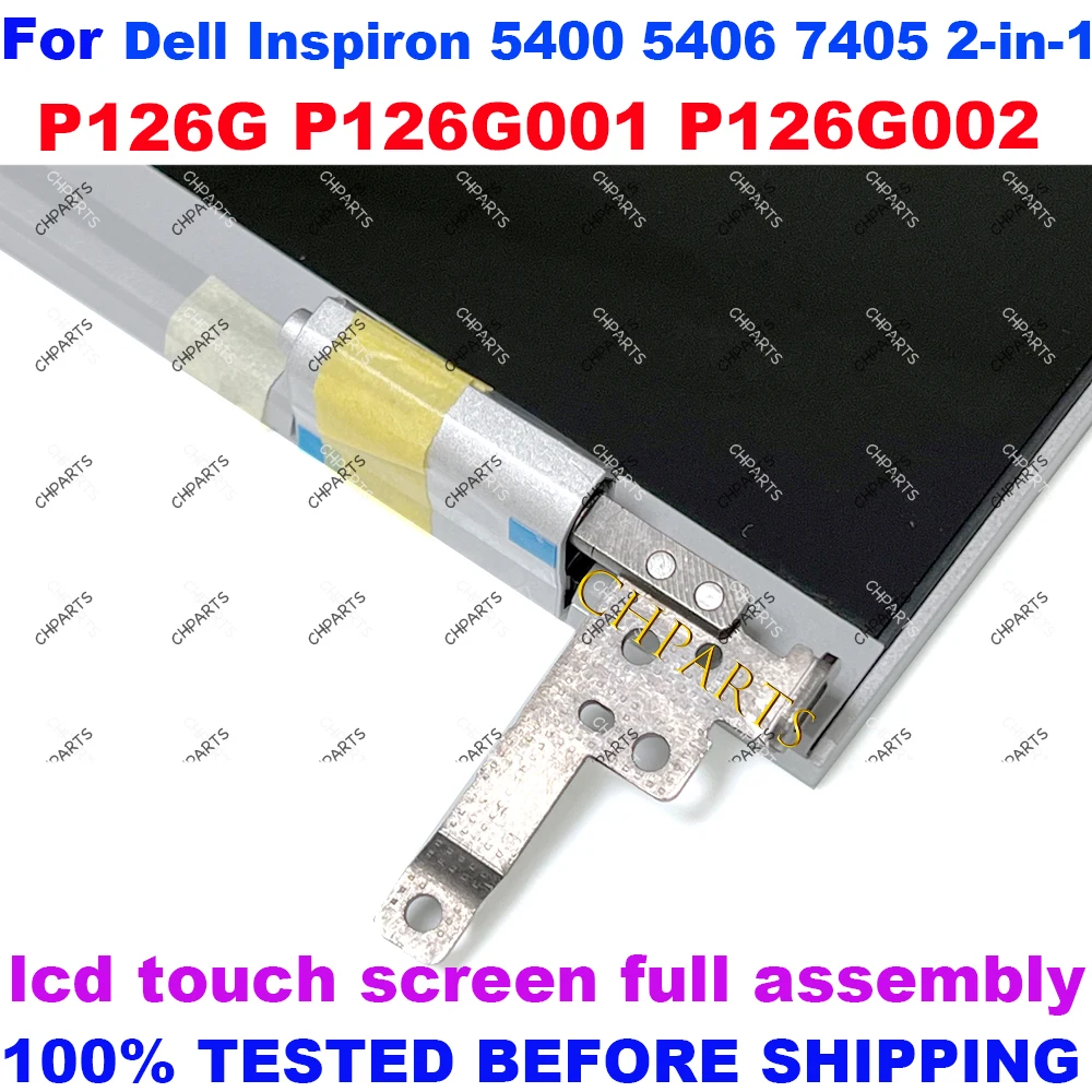 14 “para dell inspiron 5400 5406 7405 2-em-1 p126g p126g002 display lcd painel de substituição da tela de toque montagem completa