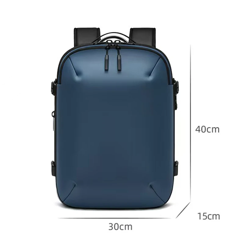 Unisex New Vacuum Compression Backpack Fashionable Large Capacity Business Travel Bag Solid Color Boarding Bag Summer Backpack