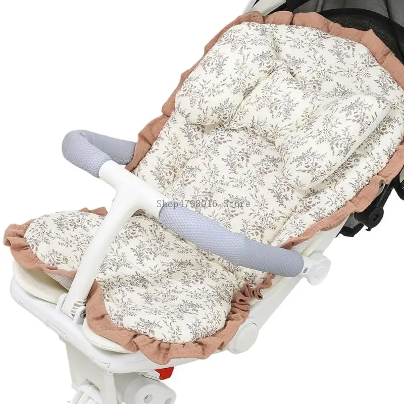 Universal Baby Strollers Pad With Removable Headrest For Neck Support