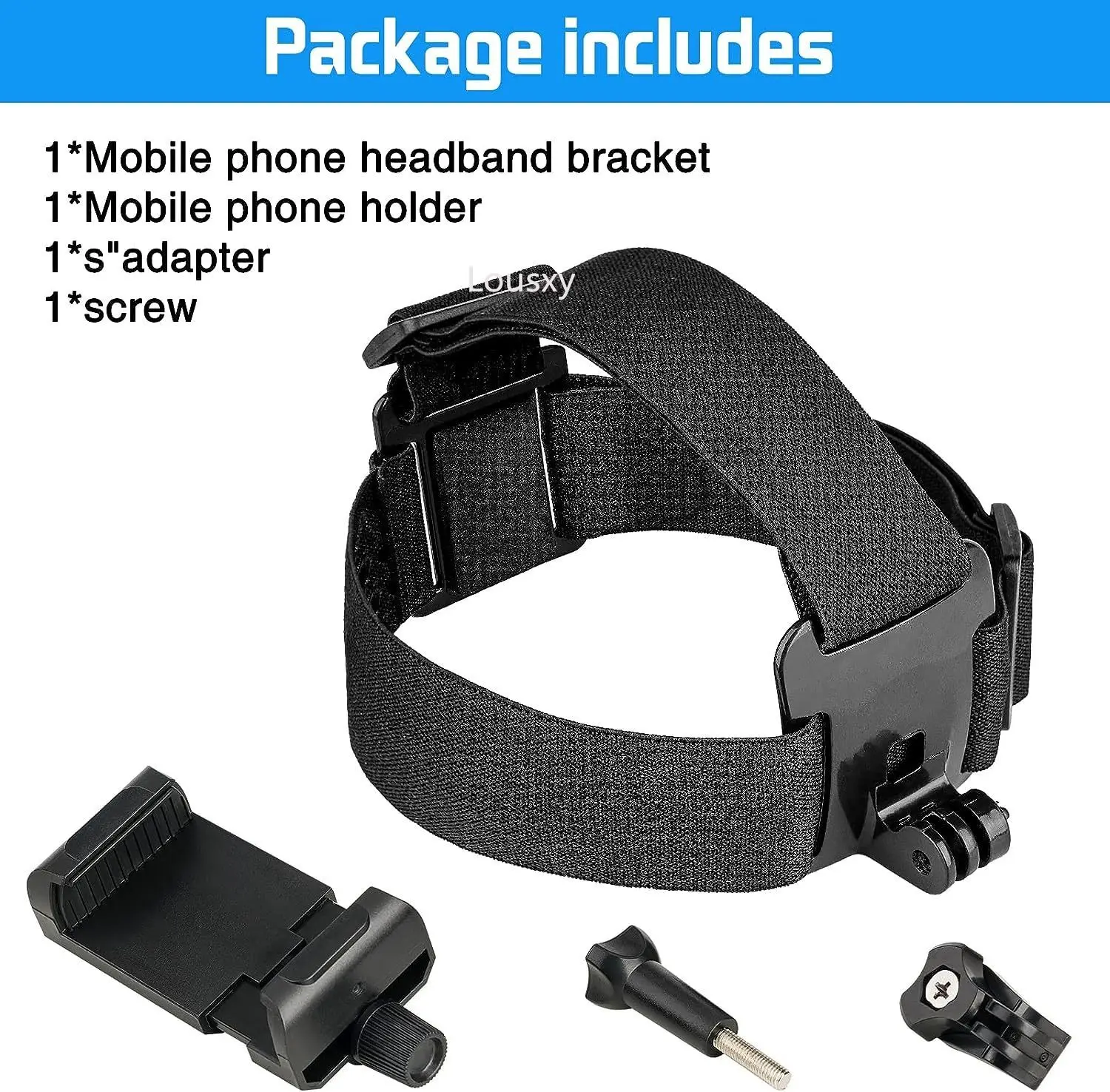 Mobile Phone Chest Harness Strap Holder, Head Strap Mount Kit, VLOG POV para iPhone Samsung GoPro Hero DJI OSMO AKASO Action Camera