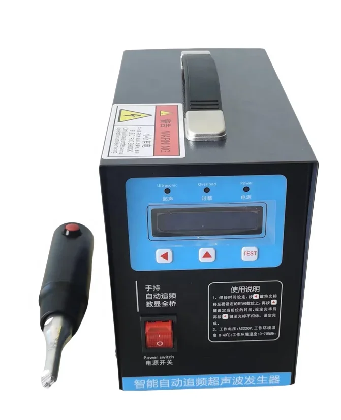 15K 20k Hand Held Ultrasonic Portable Plastic Spot Welding Machine
