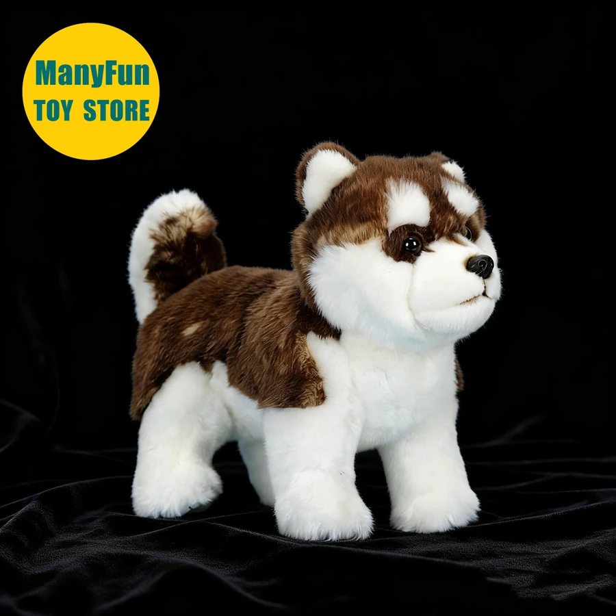 

Realistic Husky Plush Toy, Lifelike Husky Dog Stuffed Animal, Alaskan Malamute Plushie, Wolf Dog Simulation Doll Gift