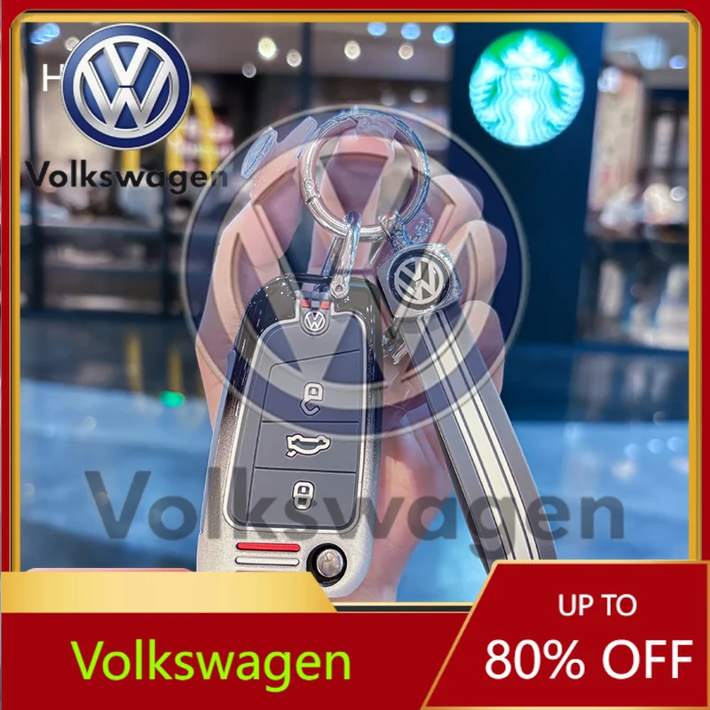 

Декоративные накладки для ключей Volkswagen VW: чехол-брелок из цинкового сплава для смарт-ключа VW Volkswagen MK7 Golf 7 Tiguan MK2 F