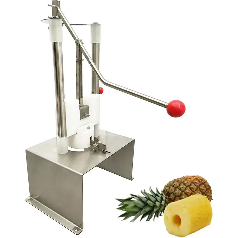 Manual 304 Stainless Steel Pineapple Corer Peeling Machine Pineapple Processing Machine Pineapple Slicing