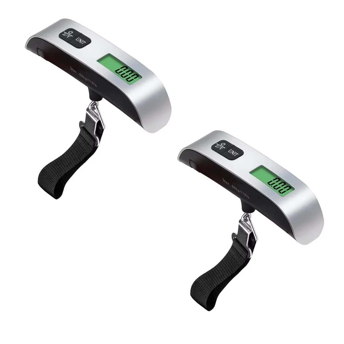 [여행용] 휴대용 디지털 수하물 저울 110lb(50kg) 여행 가방 무게 측정용 (캐리어/수화물 손저울 50kg) 썸네일 7