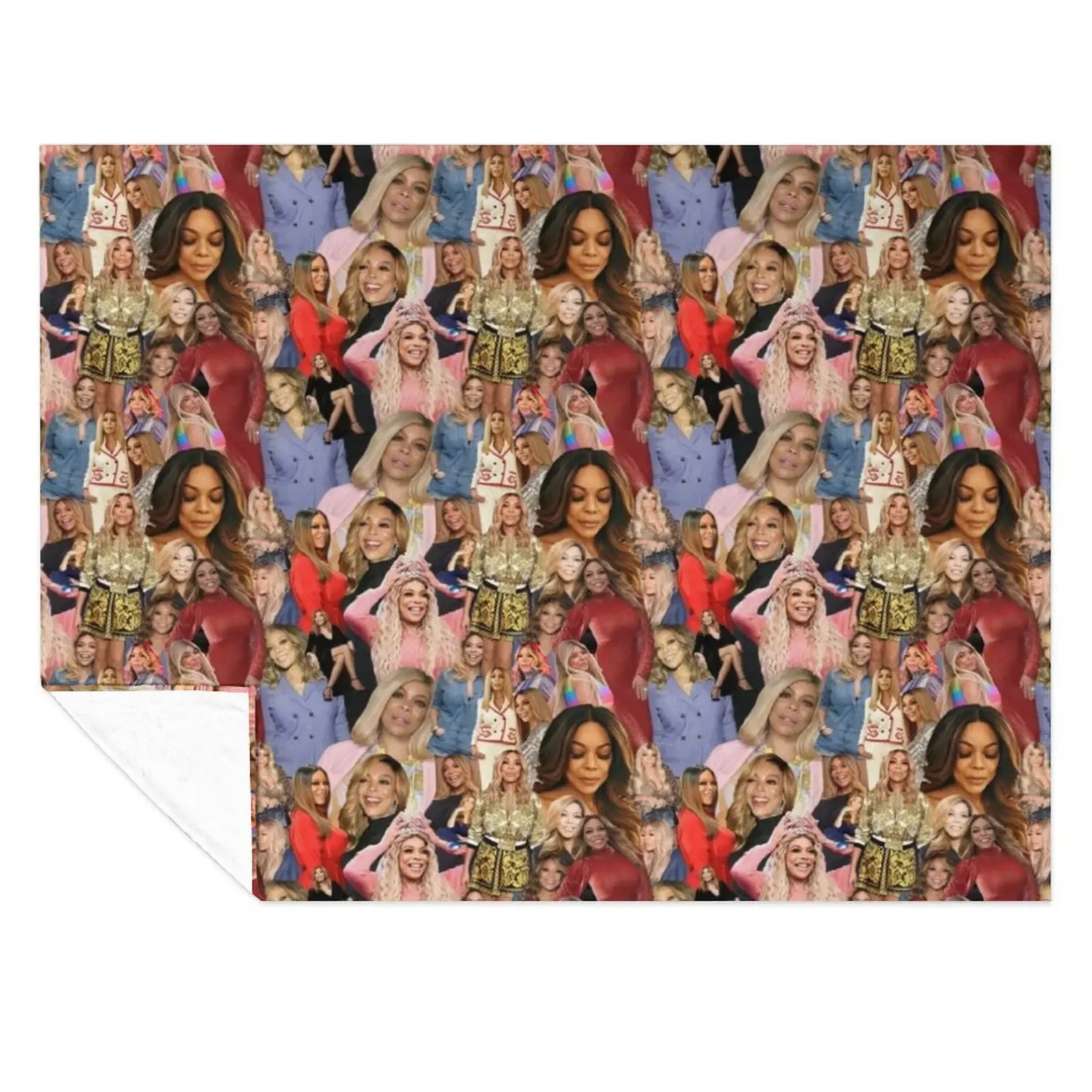 

Wendy In Repetition Throw Blanket Polar Multi-Purpose Designers Large Blankets