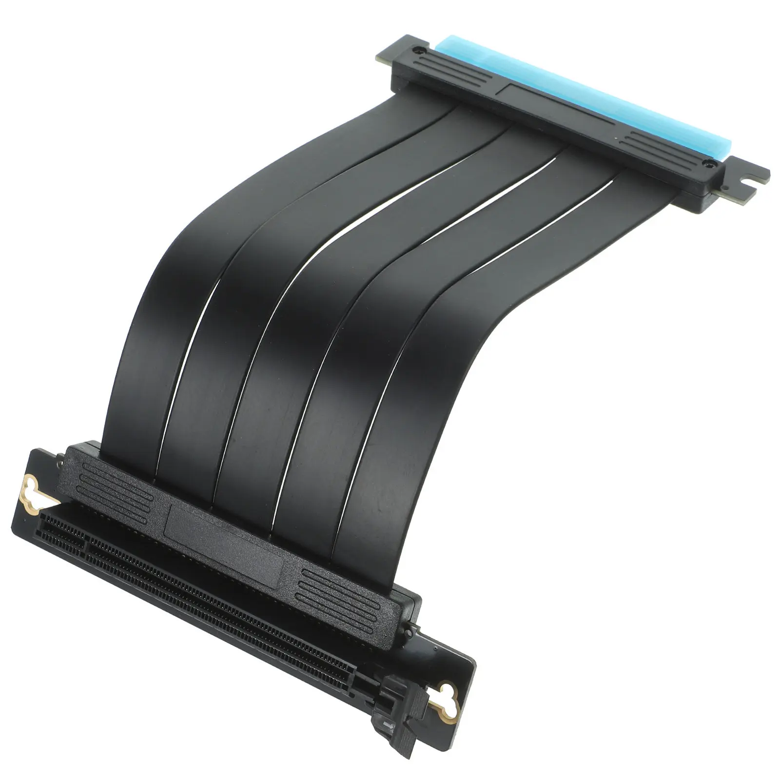 90 Degree Pci Riser Pcie 3.0 16X Full Extension Cable Premium Copper Stable Transmission Graphic Card GPU Extension