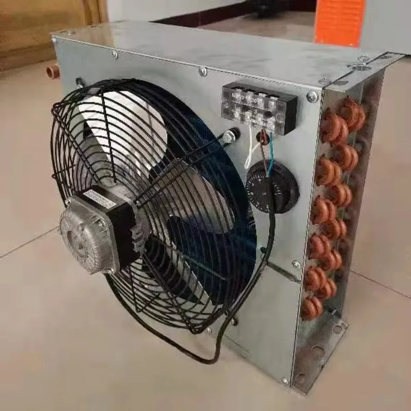 Electric heating of commercial greenhouses with electric fans for vegetable cultivation