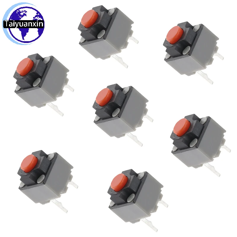 100PCS Kailh Mute Button 6x6x7.3mm Silent Switch Wireless Mouse Wired Mouse Button Micro Switch 6*6*7.3mm