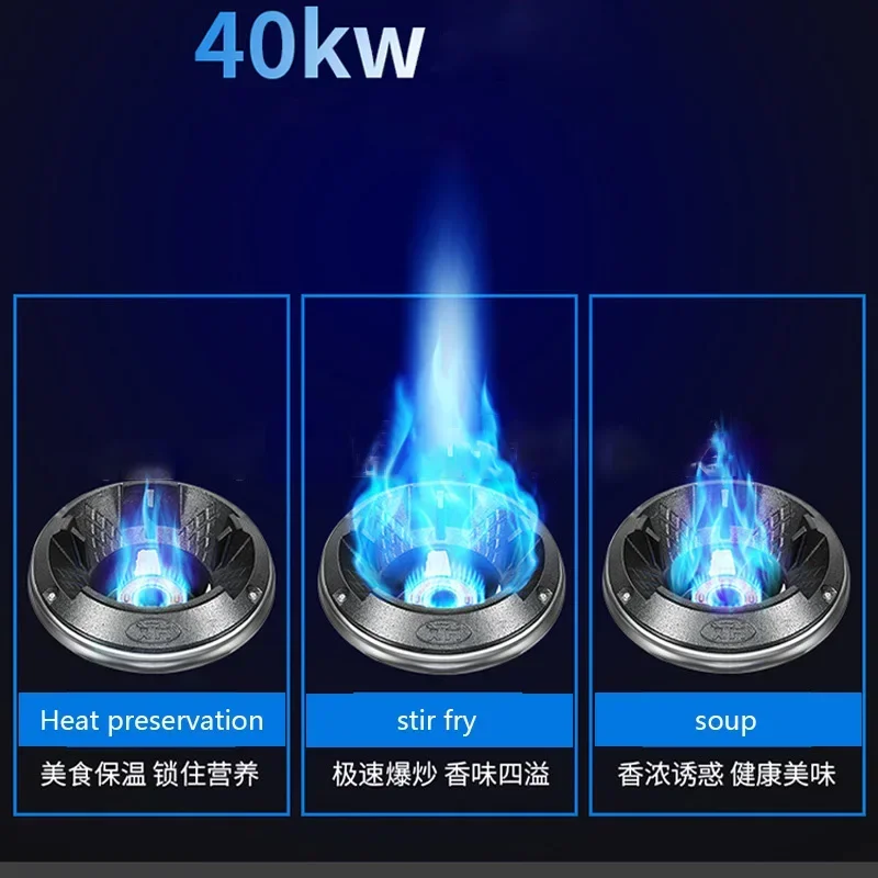 Manufacturer Chinese Comercial Lpg Heavy Duty Restaurant High Pressure Single Wok Burner Gas Stove