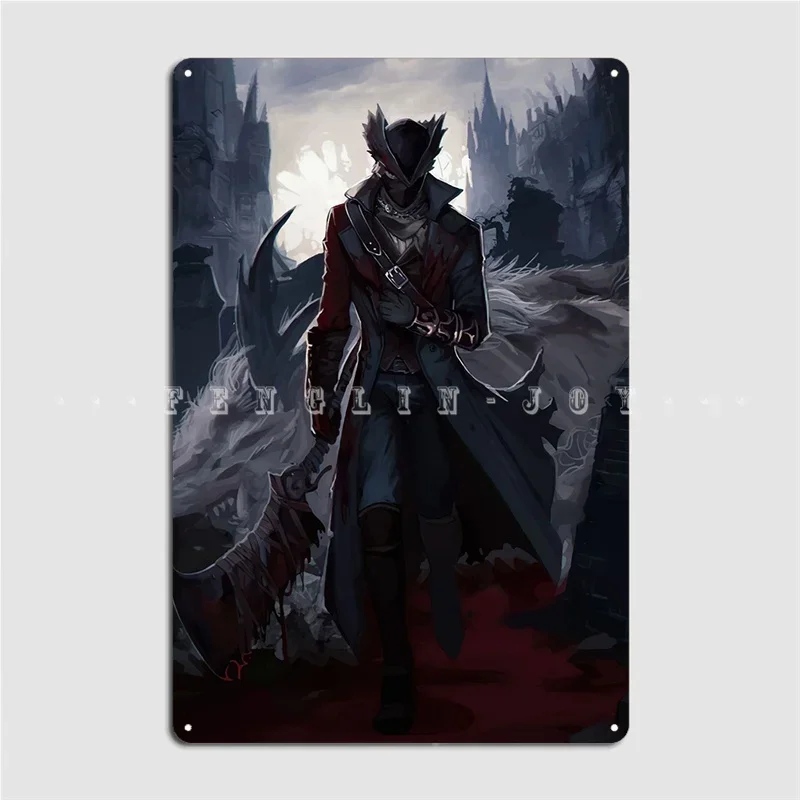 Bloodborne Metal Sign Garage Decoration Cinema Living Room Garage Club Designing Tin sign Poster