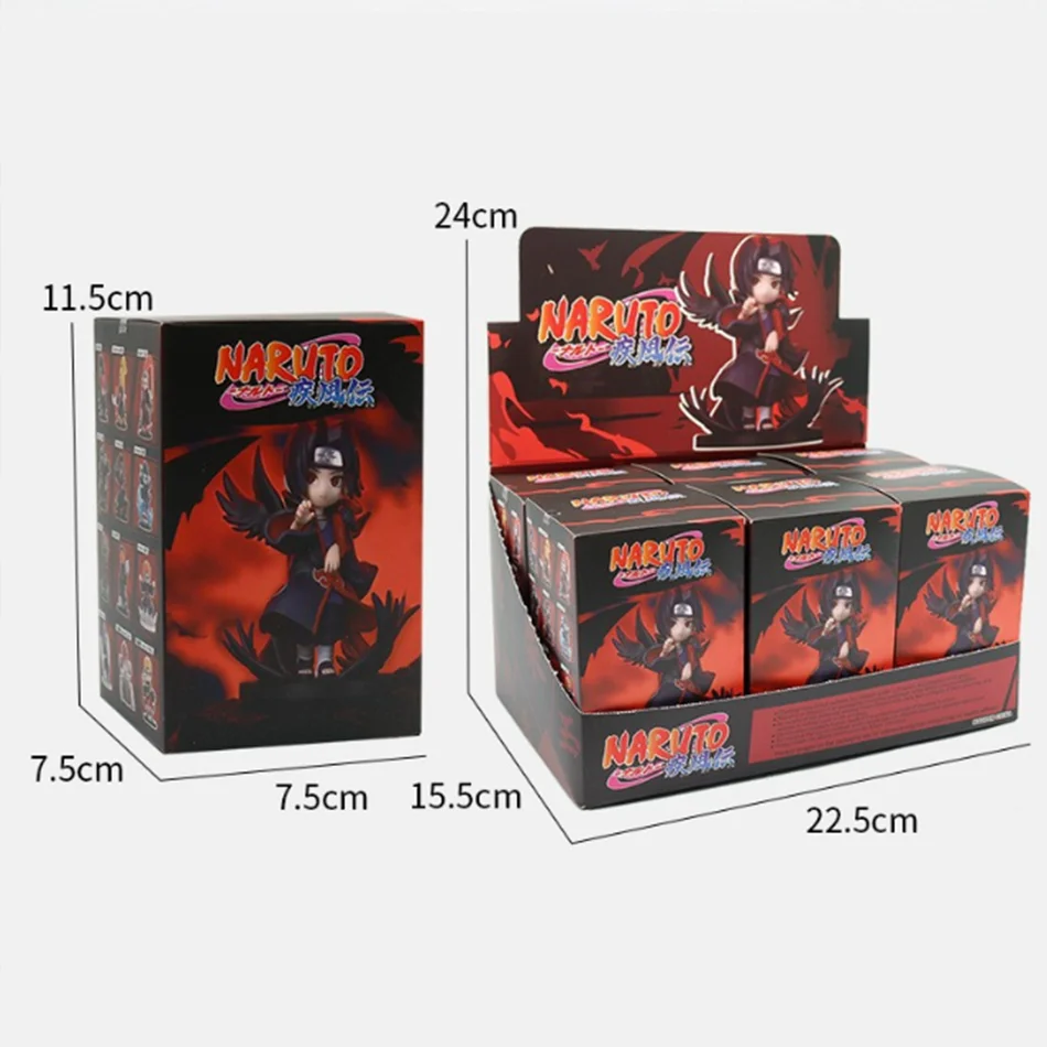 12 Stück Anime Naruto Shippuden Akatsuki Arc Serie Blindbox Figuren Spielzeug Mystery Box Überraschungsdekoration Weihnachts- und Halloween-Geschenke – Detail 7